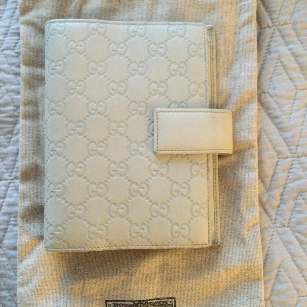 🔥🔥🔥GUCCI GUCCISSIMA LOGO LEATHER AGENDA